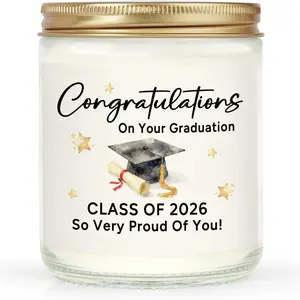 Graduation Celebration Gifts for Her Him, Congratulations Decorative Candle for Women Men, 2026 Funny College, High School, Masters Degree, PhD, Nursing Law School Grad Gifts, Graduations Decorations, Centerpiece, Scented Candles