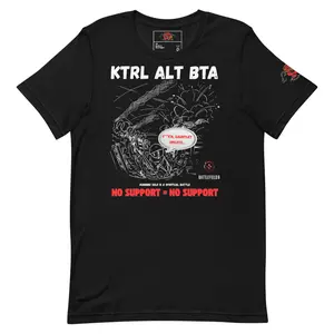 Battlefield 6 Inspired Graphic Game Tee "No Support = No Support | Daht Boii RG Streamer Merch