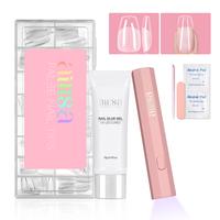 Matte Grip Fit-M Coffin-120pcs (Pink UV Light)