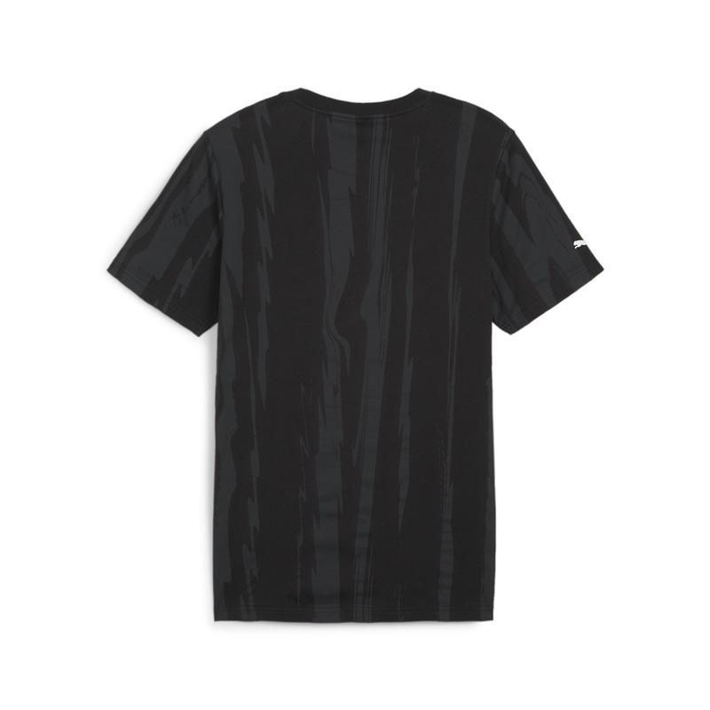 PUMA Mens Scuderia Ferrari Race Graphic Crew Neck Short Sleeve Casual Tops Casual - Black