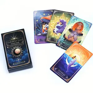 52-Card Deck the Wild Soul Oracle Cards for Spiritual Guidance, Thoughtful Readings & Meditation, Empowerment Deck for Intuitive Development, Ideal Gift for Beginners and Enthusiasts