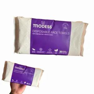 Disposable Face Towels 30 count Modes, ultra soft, strong water absorption ,clinical tested, vegan