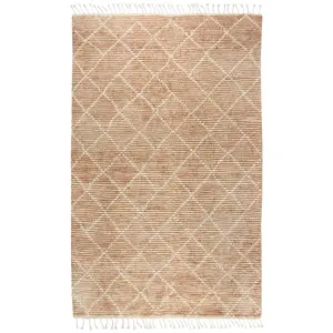Berkley BK989A Natural  Hand-Knotted Rug - Rizzy