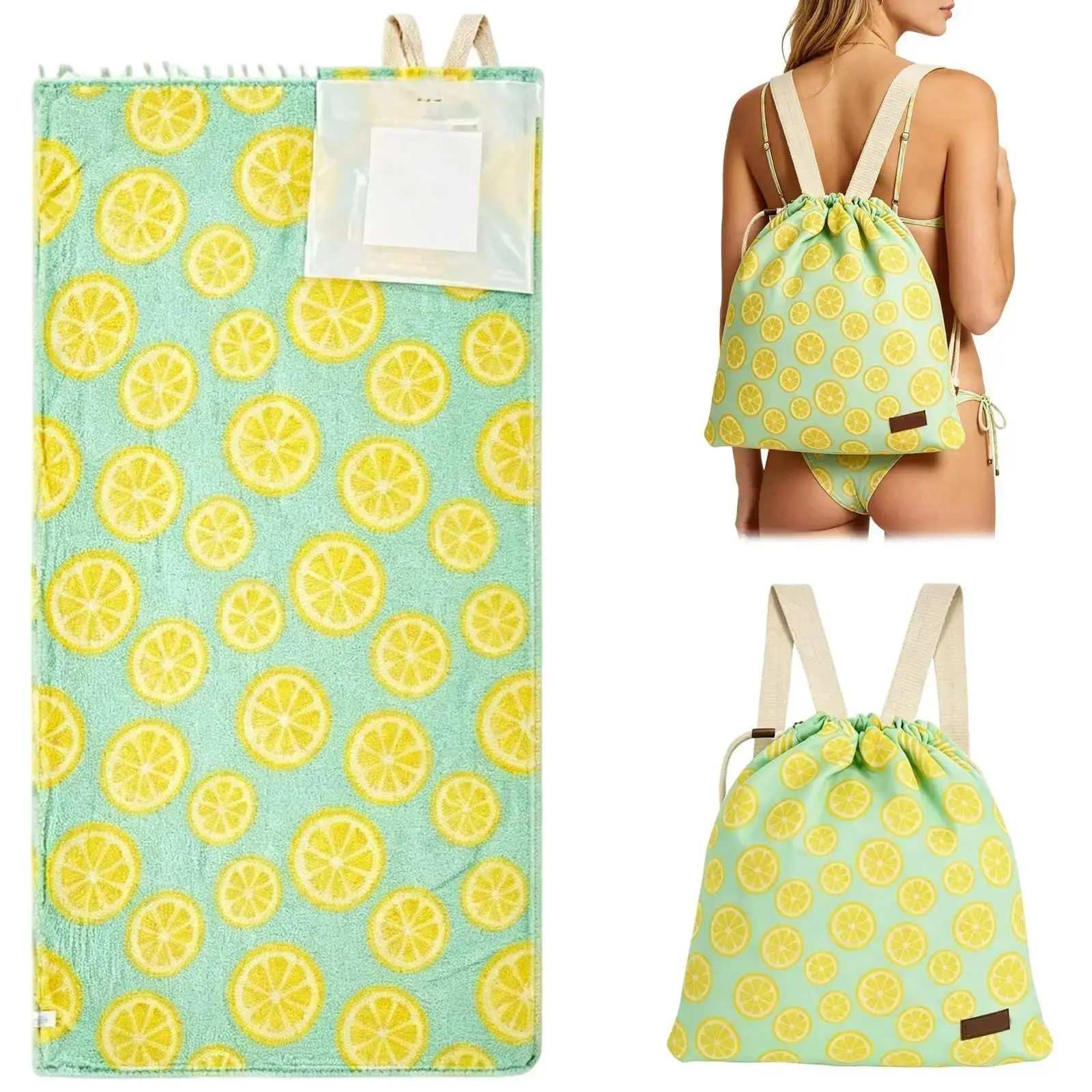Mint Lemon Print