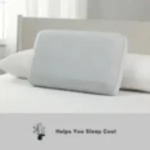 Graphite Almohada de Espuma Viscoelástica Tamaño Queen Estándar (16” x 25” x 5.5”)