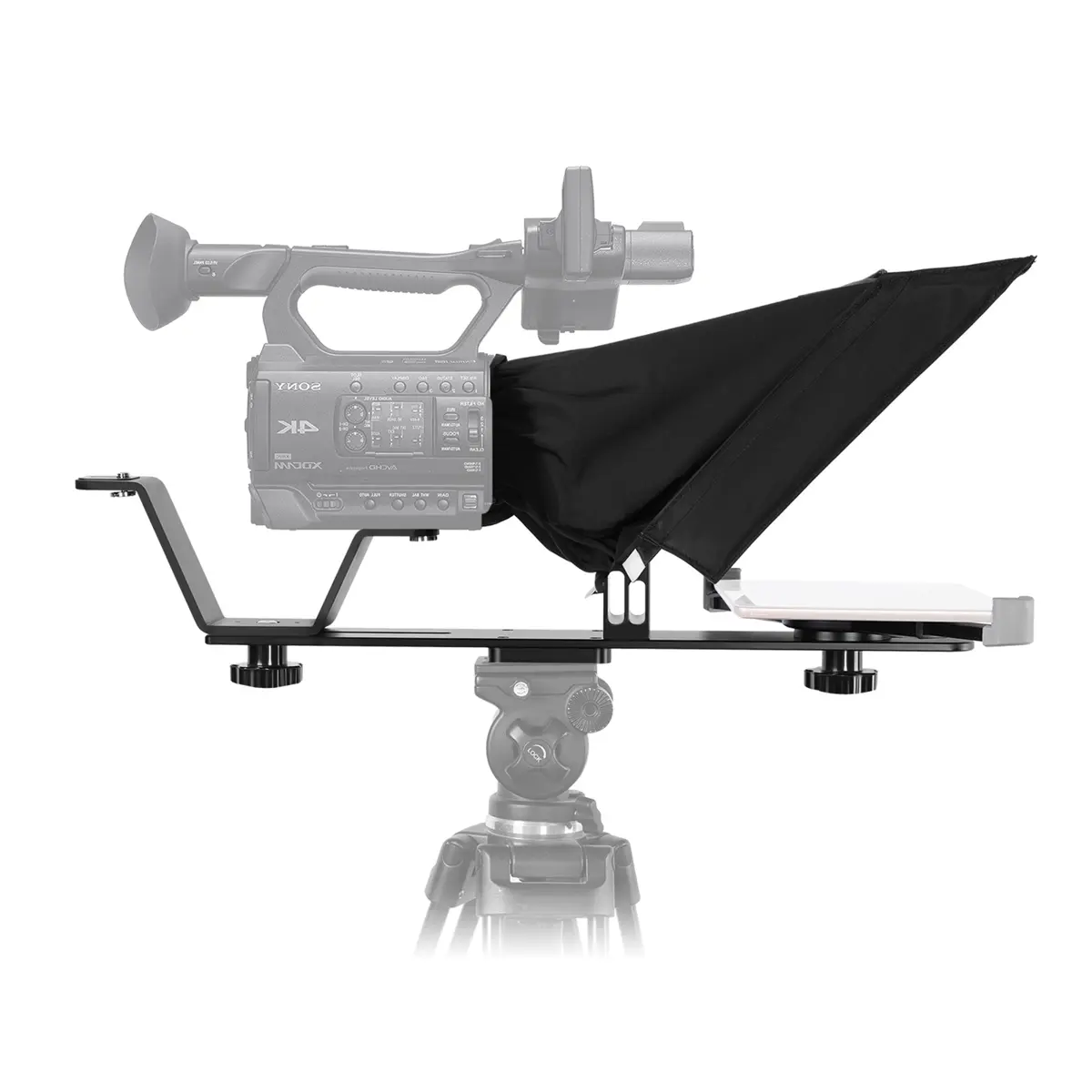 GVM TQ-M iPad/Tablet and Smartphone Teleprompter with Bluetooth and App Control, Tripod-Mount