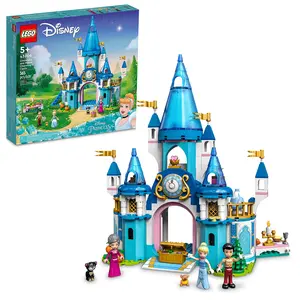 LEGO Disney Cinderella and Prince Charming's Castle 43206