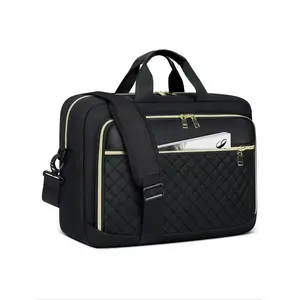 Solid Color Laptop Briefcase Up To Fit 17.3 Inch Laptop, Waterproof Computer Bag, Professional Laptop Case for Business Work, Laptop Bag for WomenGift