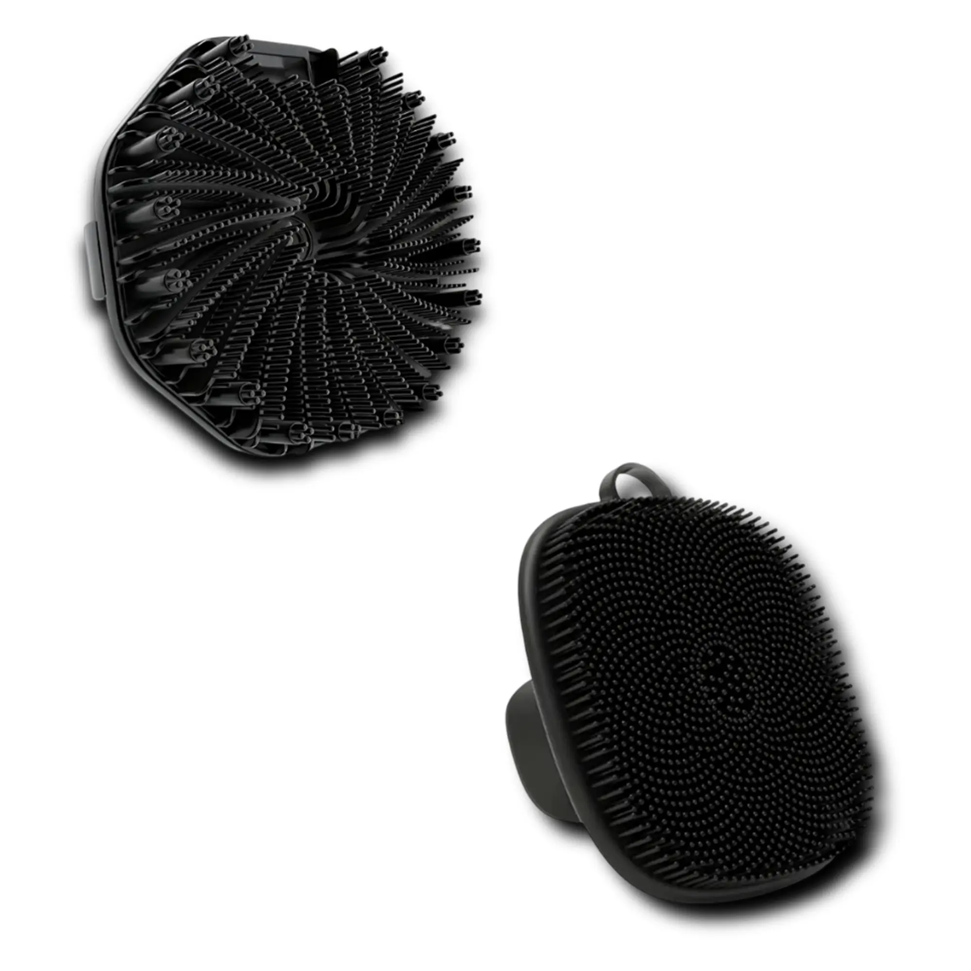 Antimicrobial Silicone Body Scrubber Exfoliating for Sensitive Skin Bath & Shower Body Brush with Unique Design Shower Accessories Personal Tool Cleaning Set Portable