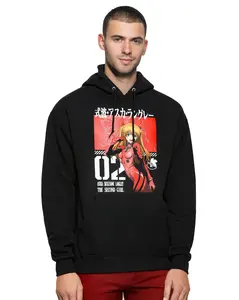 Neon Genesis Evangelion Hoodie Men's The Second Girl Adult Pullover Sweatshirt
