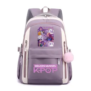 2026 New Kpop Witch Hunter Group Large Capacity School Bag Men and Women Elementary School Junior High School Students Backpack Backpack