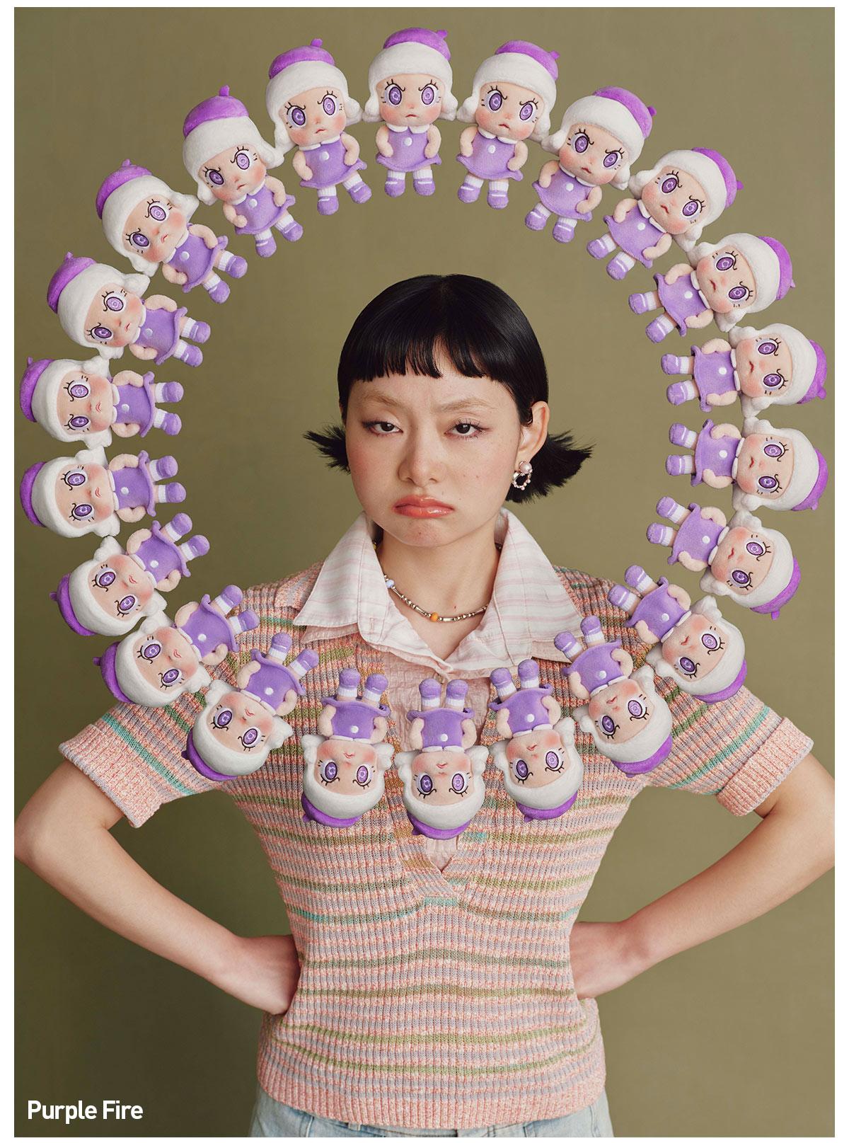 POP MART Angry Molly - Angry Energy Series Plush Pendant Blind Box