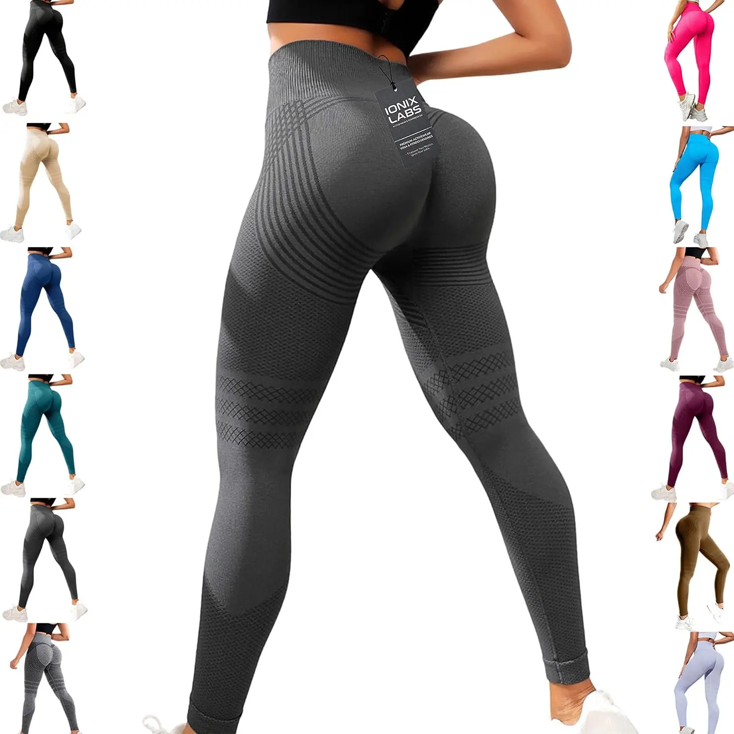 3D Leggings Compression, Women's High Waisted Compression Leggings, Butt Lifting Workout Leggings, Squat Proof