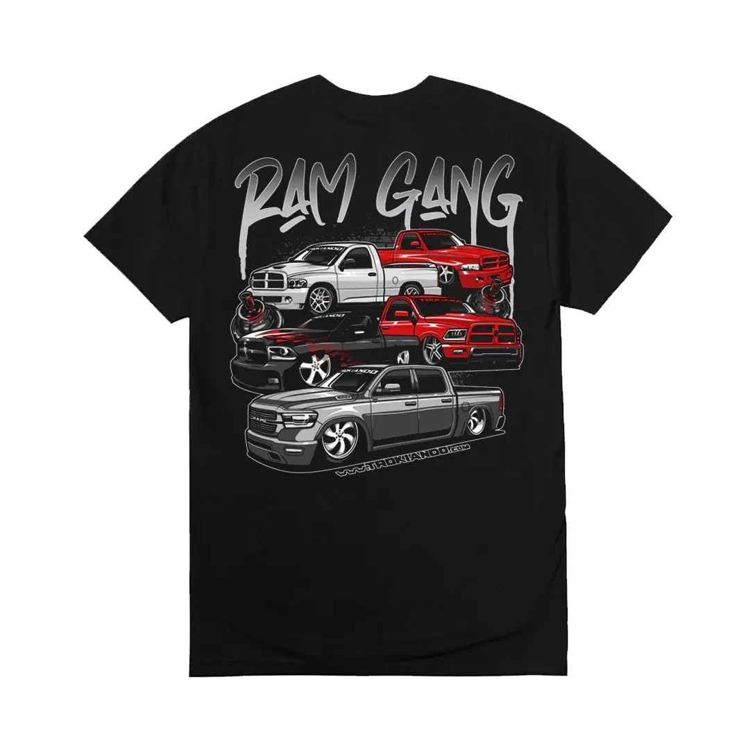 Ram Gang Pickup Truck Graphic Car T-Shirt Sweatshirt Hoodie 2 Sided
