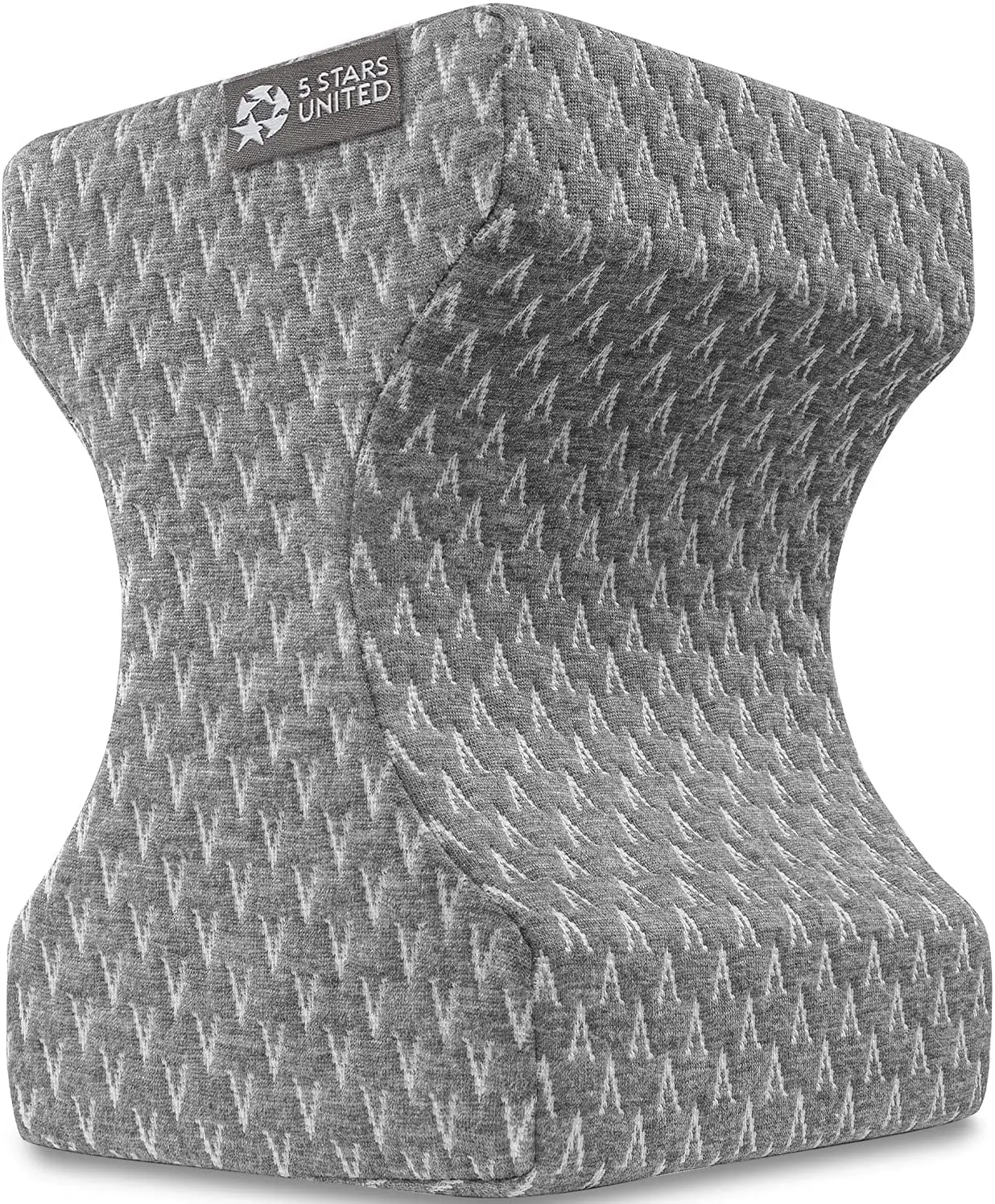 5 STARS UNITED Knee Pillow for Side Sleepers - Memory Foam Leg Pillow for Hip and Lower Back Pain Relief