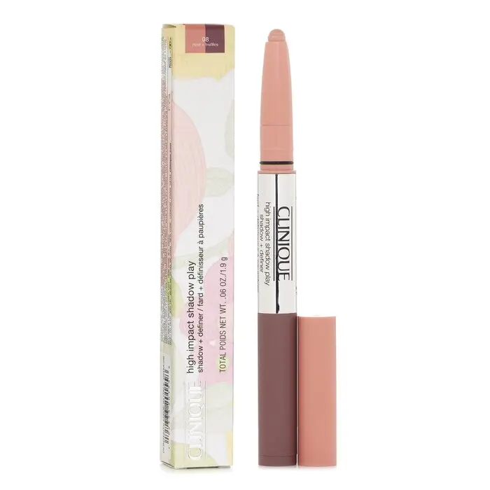 Clinique High Impact Shadow Play™ Oil-Infused Avocado Hypoallergenic Shadow + Definer - #08 Rose + Truffles