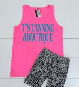 Hot Pink With Bright Blue TTB Tank