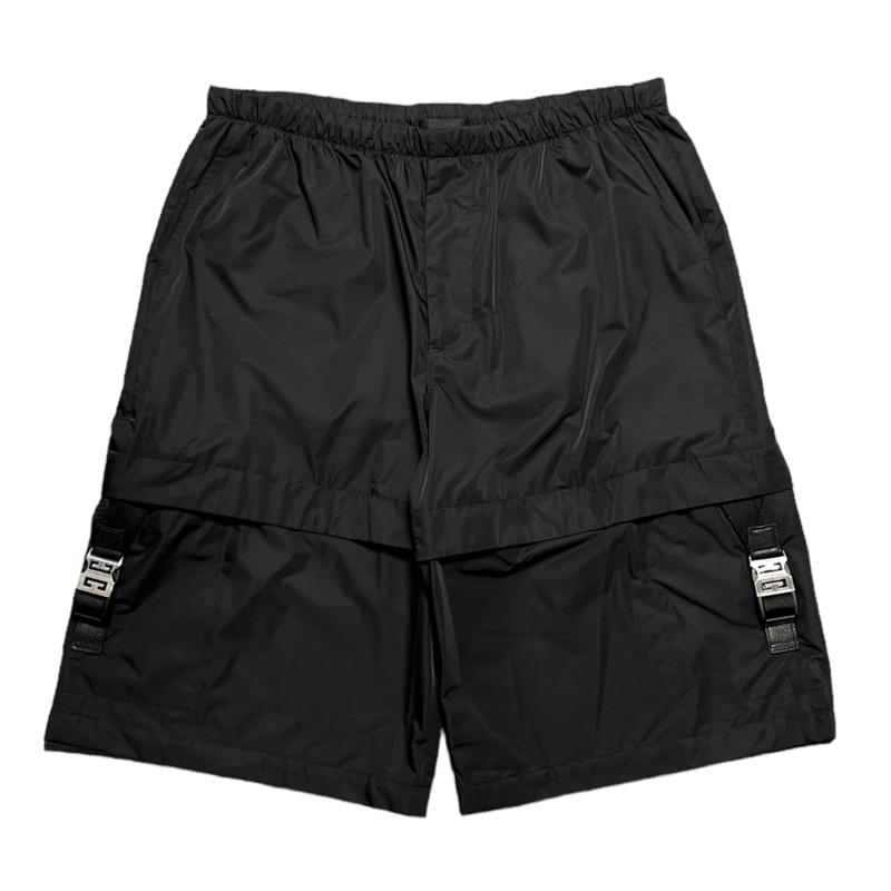 Givenchy Bermuda Cargo Track Shorts Black
