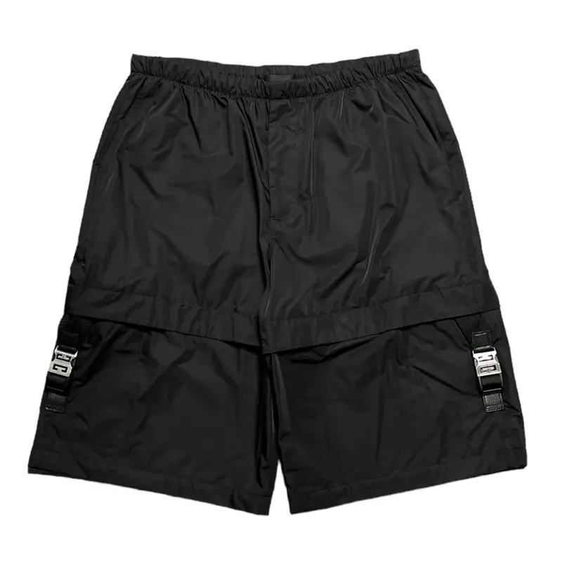 Givenchy Bermuda Cargo Track Shorts Black
