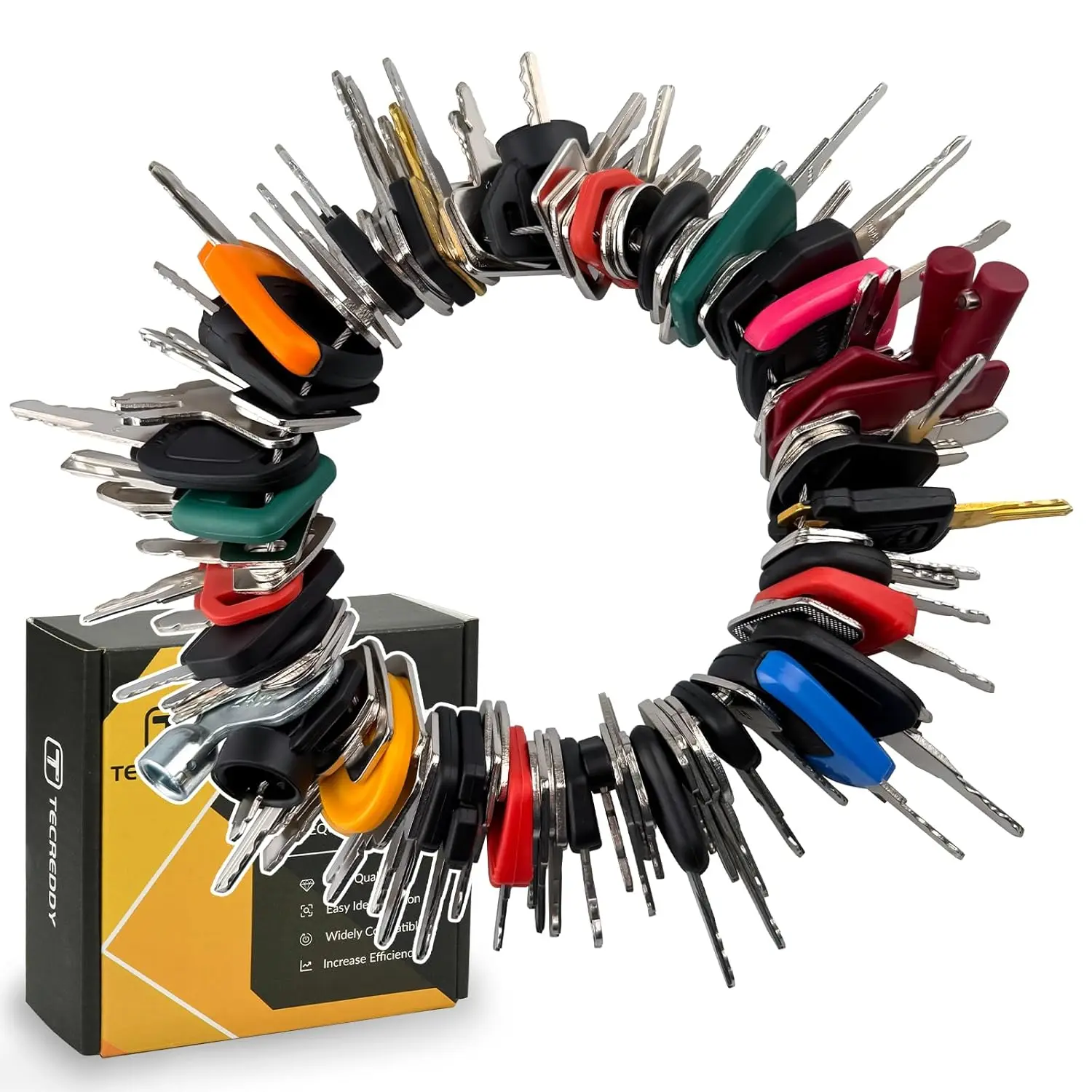 105PCS Heavy Equipment Keys Master Set for Construction Machinery ...