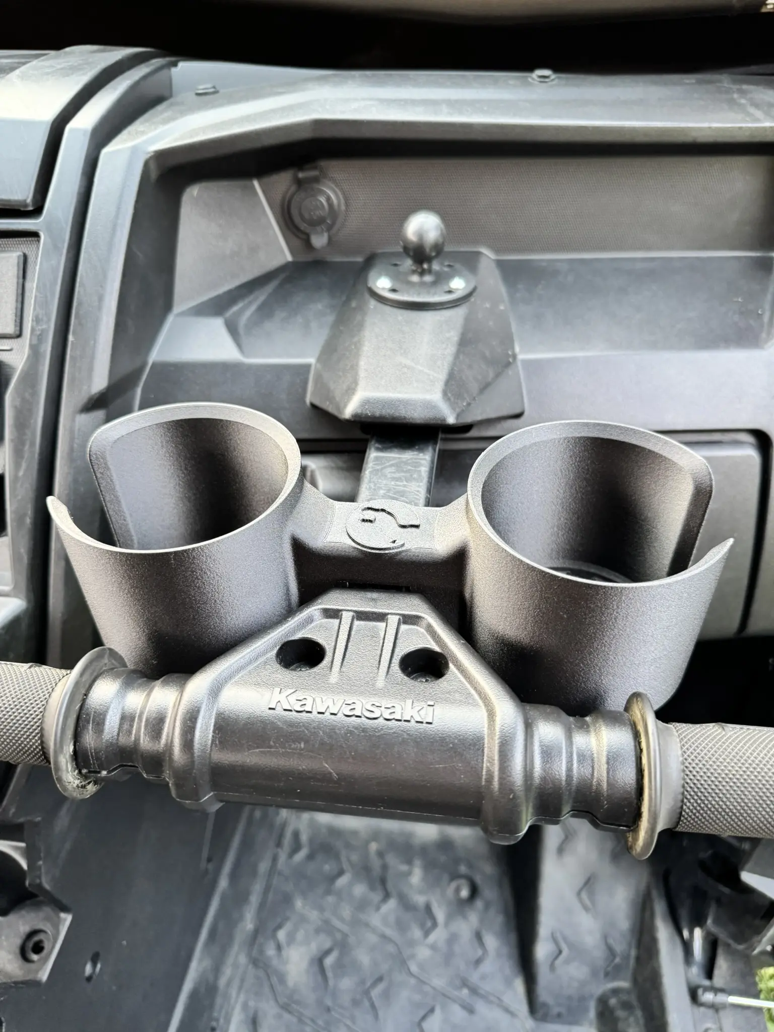 Cup Holder for KRX 1000 Passenger Grab Bar krx4 krx1000