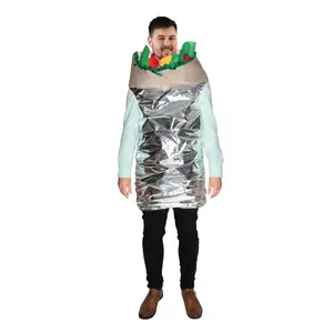 Burrito Costume For Adults | Easy Pull Over Design | Sized To Fit Most Adults