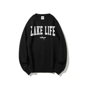 Lake Life Sweatshirt, Cozy Cabin Tee, Outdoor Lover Gift, Unisex Sweatshirts, Graphic Sweatshirt Long Sleeve Tops Pullover