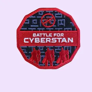 Battle for Cyberstan Embroidered Patch Emblem Embroidery Galactic War Embroidery