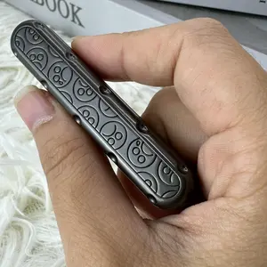 EDC Fidget Sliders, Stress Relief Toys, Push Pull Rotation ADHD Casual Fidget Toy, Haptic Coin, Finger Toy for Adults