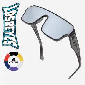 LOSREYES Starboy UV400 Lifestyle Square  Sunglasses - Bold Oversized Unisex Frames with 100% UV400 Protection & Fingerprint-Resistant Polarized Lenses