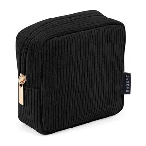 Portable Makeup Bag, Makeup Storage Bag, 1 Count Mini Travel Cosmetics Bag, Cosmetic Bag For Purse, Cosmetic Organizer Zipper Pouch for Women & Men, Birthday & Anniversary Gift