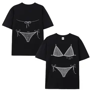 Women's Short-Sleeve Graphic T-Shirt - Coastal Bachelorette Piece for Beach Casual Wear, Featuring Last Toast on the Coast, Bikinis and Martinis, Last Splash, Seashells and Wedding Bells