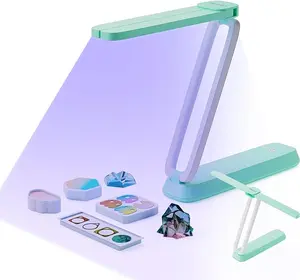 Resiners 3-In-1 UV Light for Resin Curing,  Wireless & Rechargeable UV Lamp,  Foldable Blacklight Ultraviolet LED, Craft Supplies Tools for Resin Molds, Jewelry Making, DIY Decor