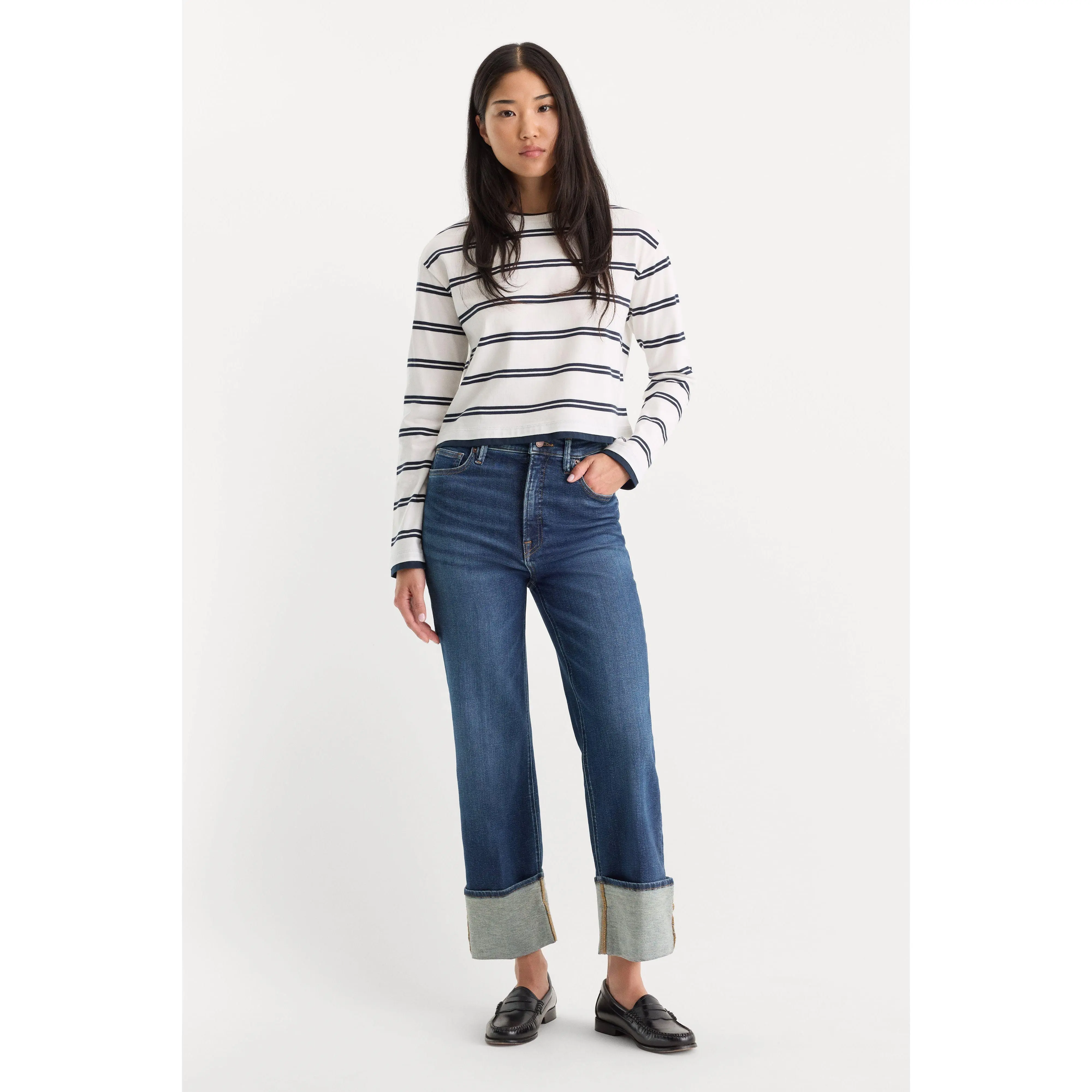 GOOD TRUE STRAIGHT JEANS | INDIGO1230