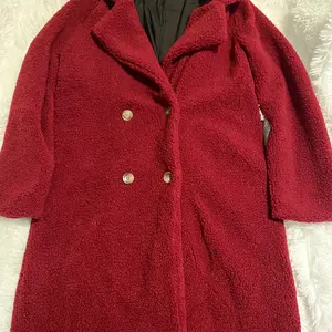 Product Review of Women's Solid Button Front Lapel Neck Fuzzy Coat, Casual Warm Long Sleeve Coat for Fall & Winter, Women's Clothing for Daily Wear from M**🇸