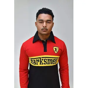 Men's Marksmen- Rugby Full-sleeve Polo