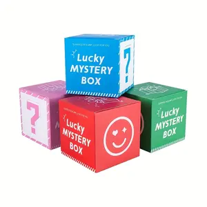 English Empty Blind Box, Mall Activity Store Opening Gift, New Year Festival Square Toy Box, High-End Surprise Empty Box