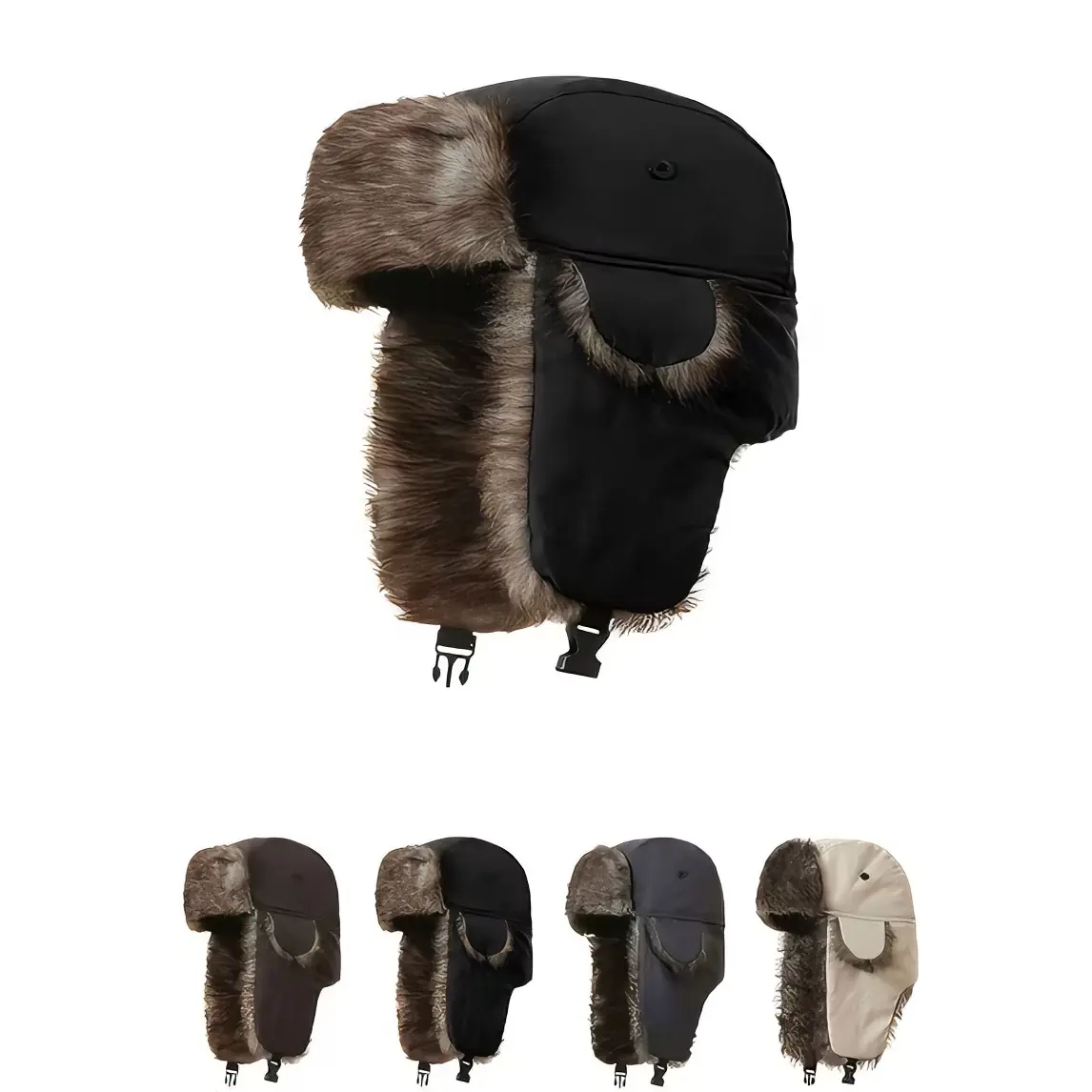FEITAI Unisex Winter Ear-Flap Hat for Cold Weather