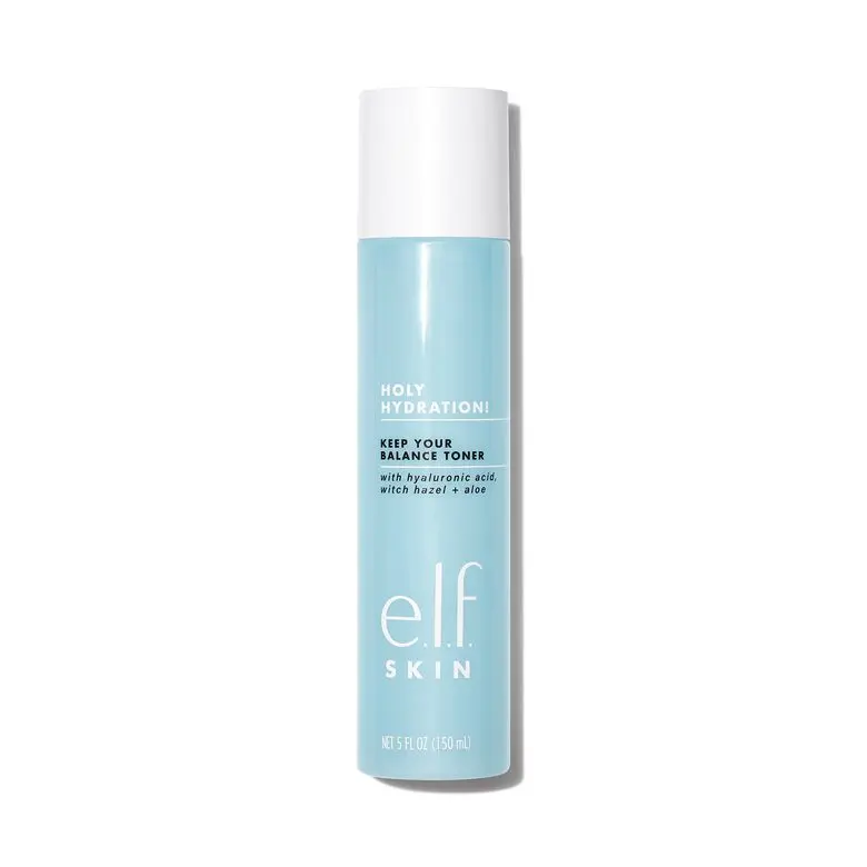 e.l.f. Holy Hydration! Gentle Daily Face Toner with Aloe Hyaluronic Acid, Witch Hazel & Aloe 5.072 oz.(150 mL) e.l.f. Holy Hydration! Gentle Daily Face Toner with Aloe Hyaluronic Acid, Witch Hazel & Aloe 5.072 oz.(150 mL)