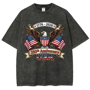 USA 250th Anniversary Vintage Tee 90s Graphic Tees Men's t Shirts Graphic Tee t Shirts Funny Graphic Tee Good Graphic Tees Men's Graphic Tees Streetwear Outfits Men Vacation Outfits Oversized Tshirt Men