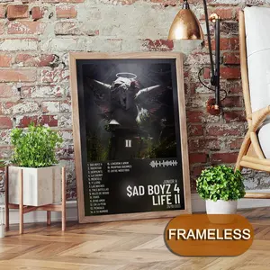 Junior H Poster Music Album Modern Art 2D Poster Print, Suitable For Bedroom Living Room Decor. Vibrant Colors, Clear Images Ideal For Home Office Decor.