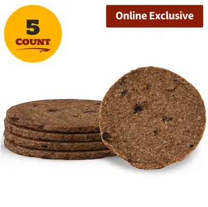 Country Butcher Chicken & Cranberry Patties Plus - 5 Count Oven-Baked Dog Treats with Real USA-Raised Chicken & Natural Antioxidants
