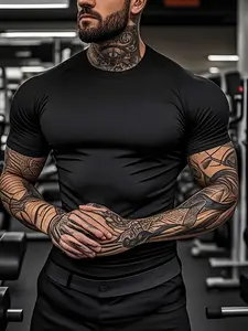 Men’s Fitted Sports T-Shirt, Dry Fit Activewear, Quick-Dry, Breathable, Moisture-Wicking, High Stretch, Available in Multiple Colors, Ideal for Gym, Running & Daily Wear, Perfect Gift for Him