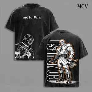 Conquest Viltrumite Graphic T-Shirt | Invincible Comic Brutal Villain Oversized Tee for Men & Women | Dark Warrior Streetwear