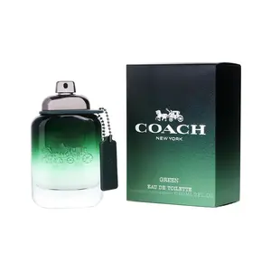 Coach Green Eau de Toilette for Men - Woody-Aromatic Kiwi & Bergamot Fragrance with Rosemary Geranium Moss & Cedar Notes