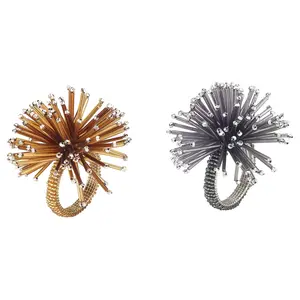Bodrum Linens Urchin Napkin Ring, Set of 4