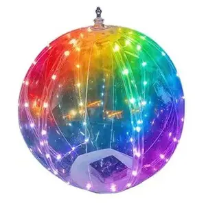 B&Y Floating Pool Lights Ball Solar Powered LED Inflatable Waterproof  13.8 Inch