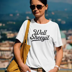 Well Sheeyit Graphic T-Shirt – Funny Southern Expression Statement Tee