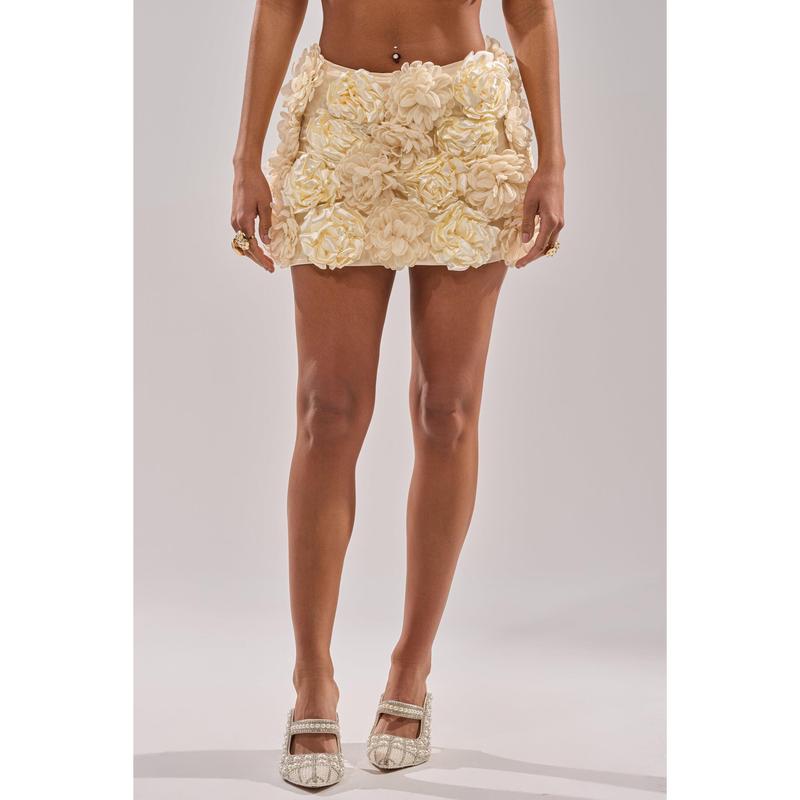 FLOWER POWER MINI SKIRT