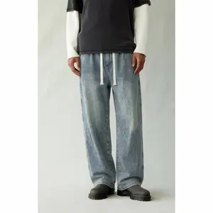 Wide Leg Jeans Spring To Summer Hip Hop Baggy Denim Pants Y2k Streetwear Jeans